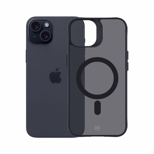 3mk Smoke MagCase with MagSafe jaoks iPhone 15 Plus - semi-läbipaistev