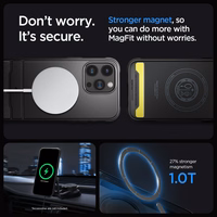 Spigen Rugged Armor Mag Ümbris with MagSafe jaoks iPhone 15 Pro Max - Matte must