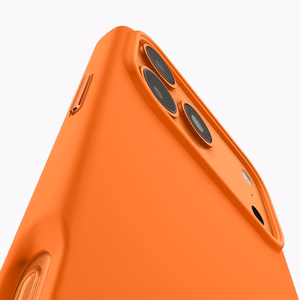 Spigen Silikoon Fit Mag MagSafe Ümbris for iPhone 17 Pro Max - oranž