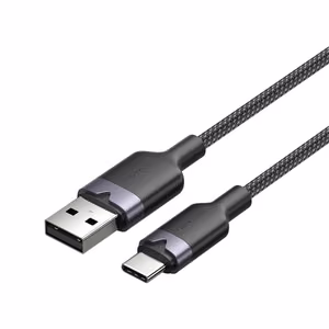 USB 2.0 A to USB-C 3A kaabel Vention CTNBF 1 M (must)