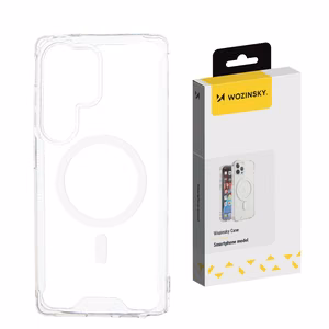 Wozinsky Clear Corner Ümbris MagSafe Samsung Galaxy S25 Ultra läbipaistev