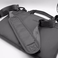 Puro Scudo SleevePro nailonist MacBookile ja sülearvutile kuni 14" mustana