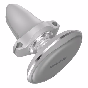 Car Holder Baseus "Magnetic Air Vent"" Silver (magnetic / air vent grille)