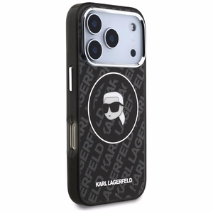 Karl Lagerfeld IML Karl Head Logo MagSafe Ümbris jaoks iPhone 17 Pro - Must
