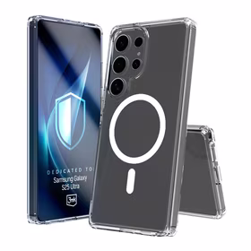 3mk Armor MagCase jaoks Samsung Galaxy S25 Ultra - Läbipaistev