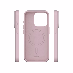 Etteri Silikoon Mag ümbris for iPhone 15 Pro 6,1" heleroosa