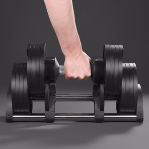 REBEL ACTIVE reguleeritav malmist hantel, 36 kg, 2 kg sammuga