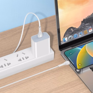 Kaabel USB C to Lightning Hoco PD 27W 1 m X37 valge