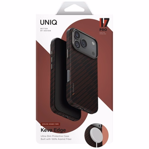 Uniq Keva EDGE Magclick Charging Ümbris jaoks iPhone 17 Pro - oranž