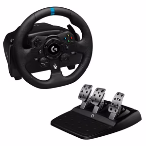 Logitech G G923 võidusõidurool ja pedaalid Xbox X|S, Xbox One ja PC jaoks