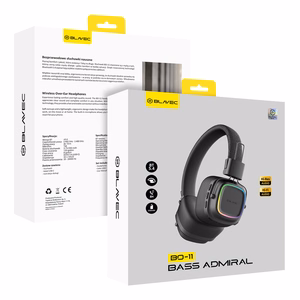 Blavec Over-ear Bluetooth Kõrvaklapid BO-11 Bass Admiral (BO11-B) must