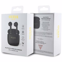 Guess GUTWST26PSK TWS Bluetooth kõrvaklapid + docking station - must Classic EST Logo
