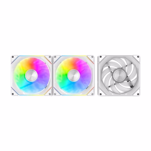 Darkflash Gauss G24 3-in-1 computer fans (valge)