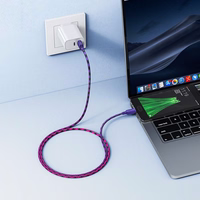 Kaabel USB A to Micro USB Hoco 2,4A 1 m X116 gradient purple
