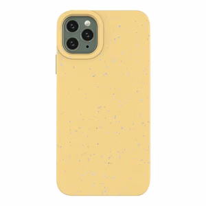 Eco Case ümbris iPhone 11 Pro Silikoonist telefoniümbrise kate Kollane
