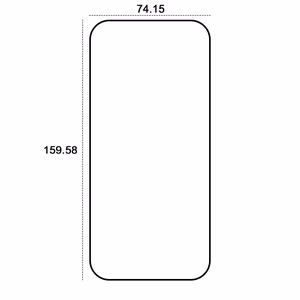 Etteri karastatud klaas 9D iPhone 16 Pro Max 6,9"