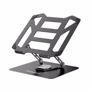 Wozinsky WDCX-X19-AB HardStand 360° Pöörduv Sülearvuti ja Tahvelarvuti Alus - Must