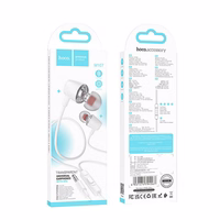 HOCO wire kõrvaklapid Jack 3,5 mm with microphone M107 valge