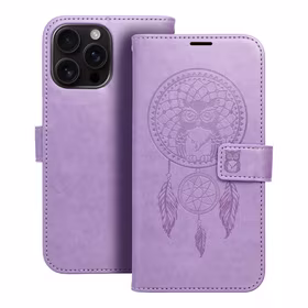 MEZZO Book ümbris jaoks IPHONE 16 Pro Max dreamcatcher lilla