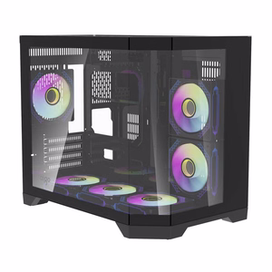 Darflash FT418 computer ümbris + 6 aRGB fans (must)