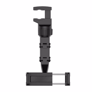 Adjustable car rearview mirror hoidja jaoks smartphone must