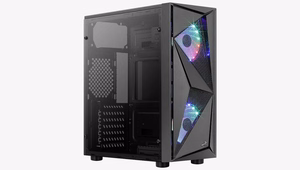 Aerocool Glider Cosmo-A-BK-v2 Midi Tower korpus, must