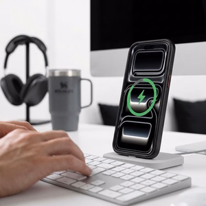 Tech-Protect MagCam MagSafe ümbris mudelitele iPhone 18 Pro Max / 17 Pro Max, mattmust ja punane