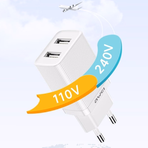 Laadija Awei C15-EU 10W 2xUSB-A valge