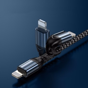 USB kaabel Joyroom N10 punane Lightning (komplekt 3 tk: 25cm / 120cm / 200cm)
