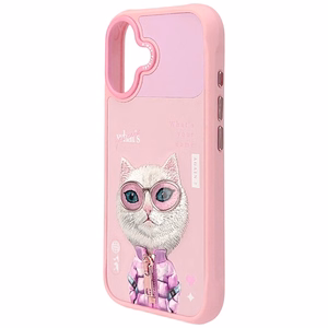 Nimmy Cool&Cute 2.0 Cat Ümbris jaoks iPhone 17 - Roosa