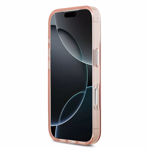 GUESS ümbris jaoks IPHONE 17 Pro compatible with MagSafe GUHMP17LHGTMLCGP (IML Gradient W/ Triangle Logo) roosa