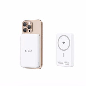 Powerbank Tech-Protect PB24 LifeMag QI2 MagSafe 10000 mAh - white