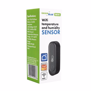 GreenBlue GB741 – Wi-Fi temperatuuri- ja niiskusandur välistingimustesse, IP65, 3,0 V, 2× LR03