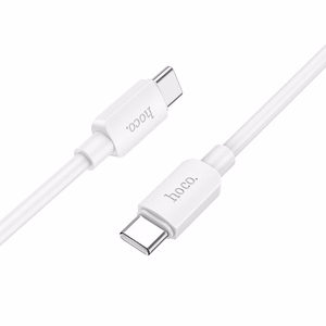 Кабель USB C - USB C Hoco 3A 60W 1 m X96 белый