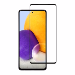 Crong 7D Nano Flexible Glass 9H kogu ekraani kattev hübriidne ekraanikaitse seadmele Samsung Galaxy A72