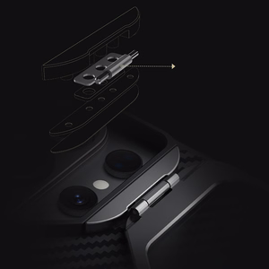 Nillkin CarboProp магнитный чехол с крышкой камеры и подставкой совместимый с MagSafe для Samsung S26 Ultra чёрный