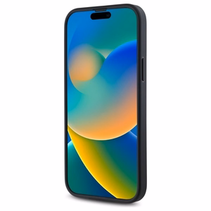 DKNY Quilted Stack Logo iPhone 15 Plus Ümbris - Must