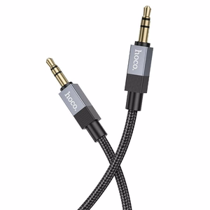 AUX kaabel Jack 3,5 mm (isane) - Jack 3,5 mm (isane) Hoco 1 m UPA32 must