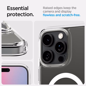 Spigen Чехол Ultra Hybrid "T" Mag совместимый с MagSafe для iPhone 16 Pro белый
