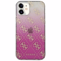 Guess GUHCP12SPCU4GGPI iPhone 12 mini 5.4" roosa/roosa kõvakaaneline 4G Gradient korpus