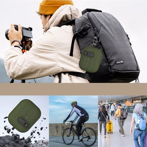 Tech-Protect Slim Hook Чехол для Samsung Galaxy Buds 3 3 FE 3 Pro зелёный