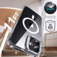 ESR Classic Hybrid Kickstand Halolock MagSafe Ümbris Set + Karastatud klaas jaoks iPhone 16 PLUS - Clear