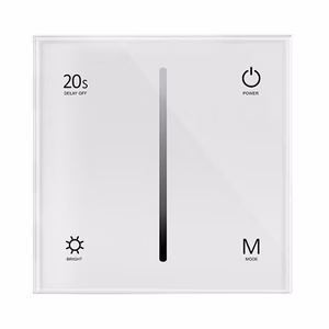 Puuteekraaniga dimmer T1-1, 12-48VDC, 2 kanalit