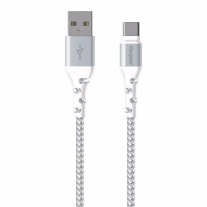 Energizer Ultimate C520CKWH USB-A–USB-C laadimis- ja andmekaabel, 2 m, valge