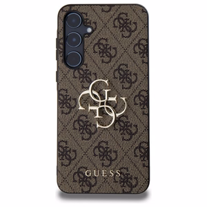Guess 4G Big Metal Logo ümbris jaoks Samsung Galaxy A55 - brown