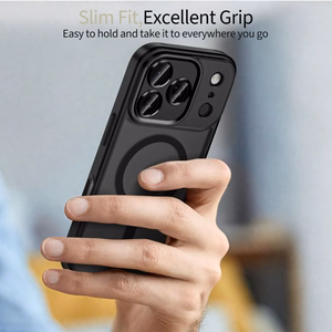 Tech-Protect MagCam MagSafe Ümbris jaoks iPhone 17 Pro - Matt Must