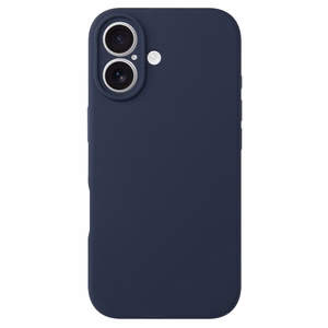 Силиконовый чехол Lite для iPhone 17 тёмно-синий