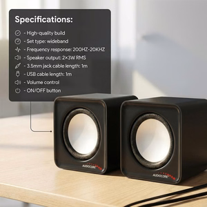 Audiocore AC870 B 2-way 3 W must, hall Wired