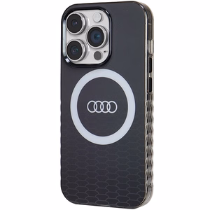 Audi IML Big Logo MagSafe ümbris jaoks iPhone 14 Pro - must