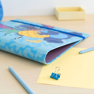 Disney Stitch Tropical A4 kaust 2 rõnga ja kummipaelaga